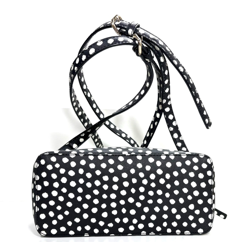 Kate Spade New York Polka Dot Mini Backpack Purse Gold Designer Everyday Purse - Picture 4 of 8